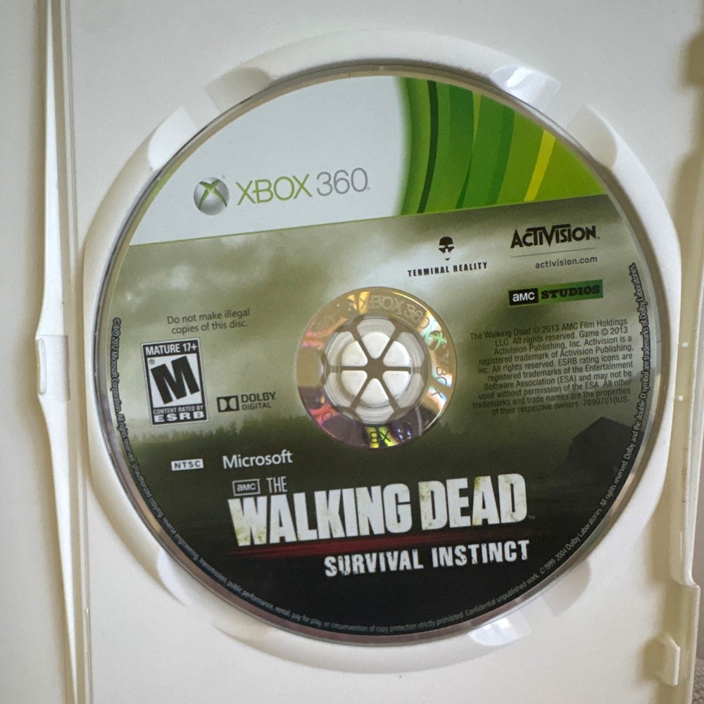 Activision The Walking Dead: Survival Instinct (Xbox 360) M NTSC-U/C 2013 Disc